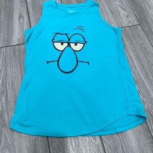 SpongeBob SquarePants Turquoise Tank Top for Kids